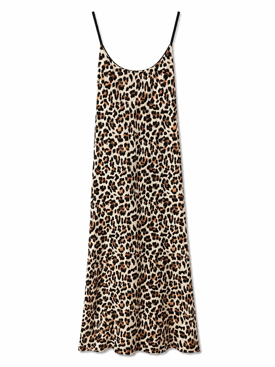 Miss Chief LTD Women’s Leopard Print Slip Maxi Dress